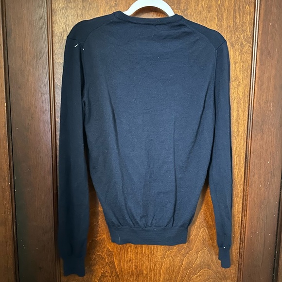 Octobre Editions Navy Blue Wool Sweater Size S - Picture 3 of 4
